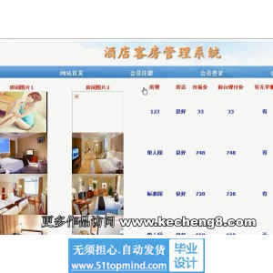 php012酒店客房宾馆客房预定系统网站