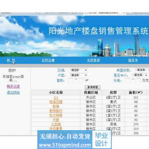 php360阳光地产楼盘销售管理系统