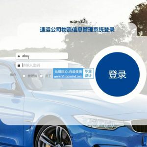 34Vue-springboot公司企业物流信息管理系统