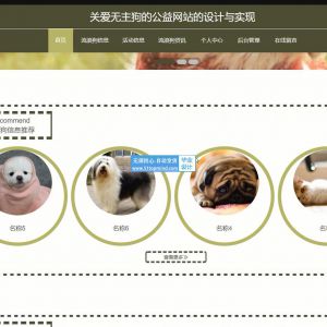 python108django关爱无主狗流浪狗动物领养公益网站的设计与实现vue
